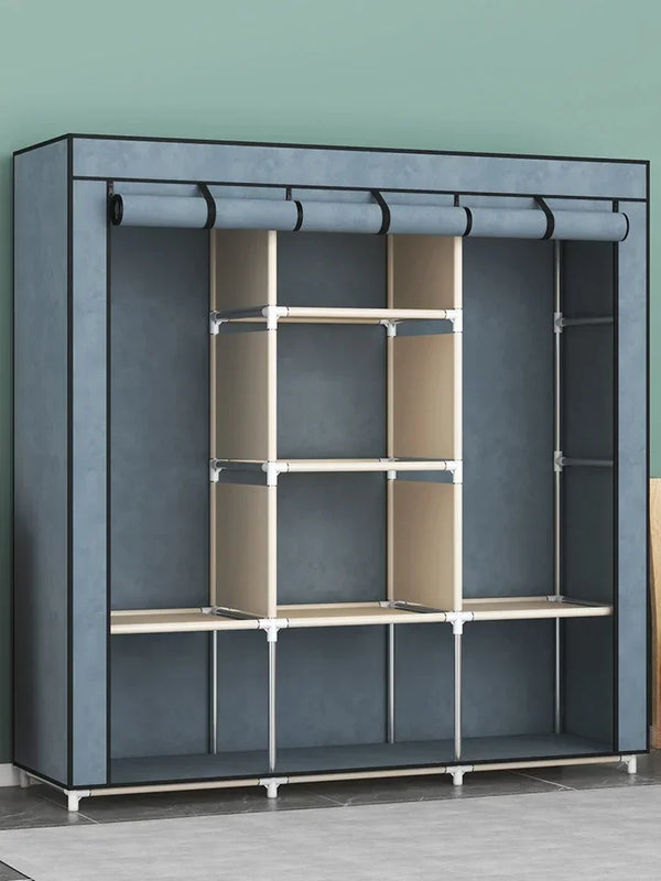 Armoire Penderie en Tissu – Rangement Compact et Élégant