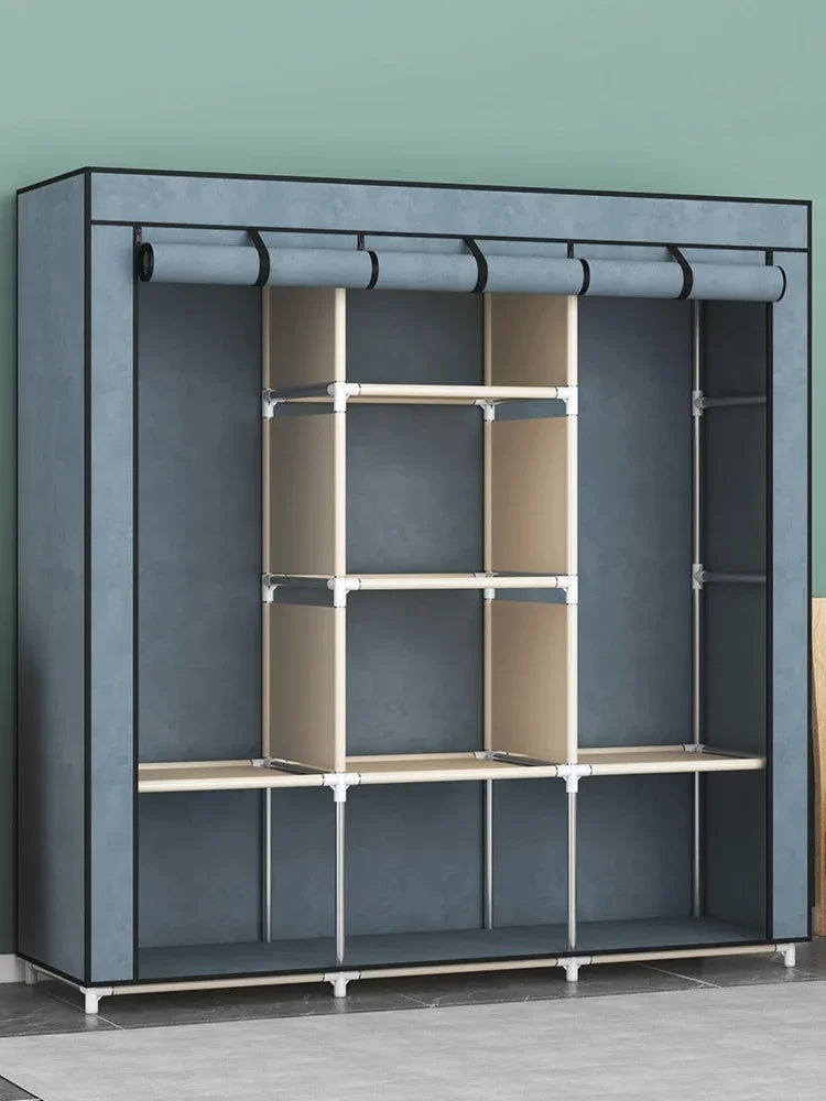 Armoire Penderie en Tissu – Rangement Compact et Élégant